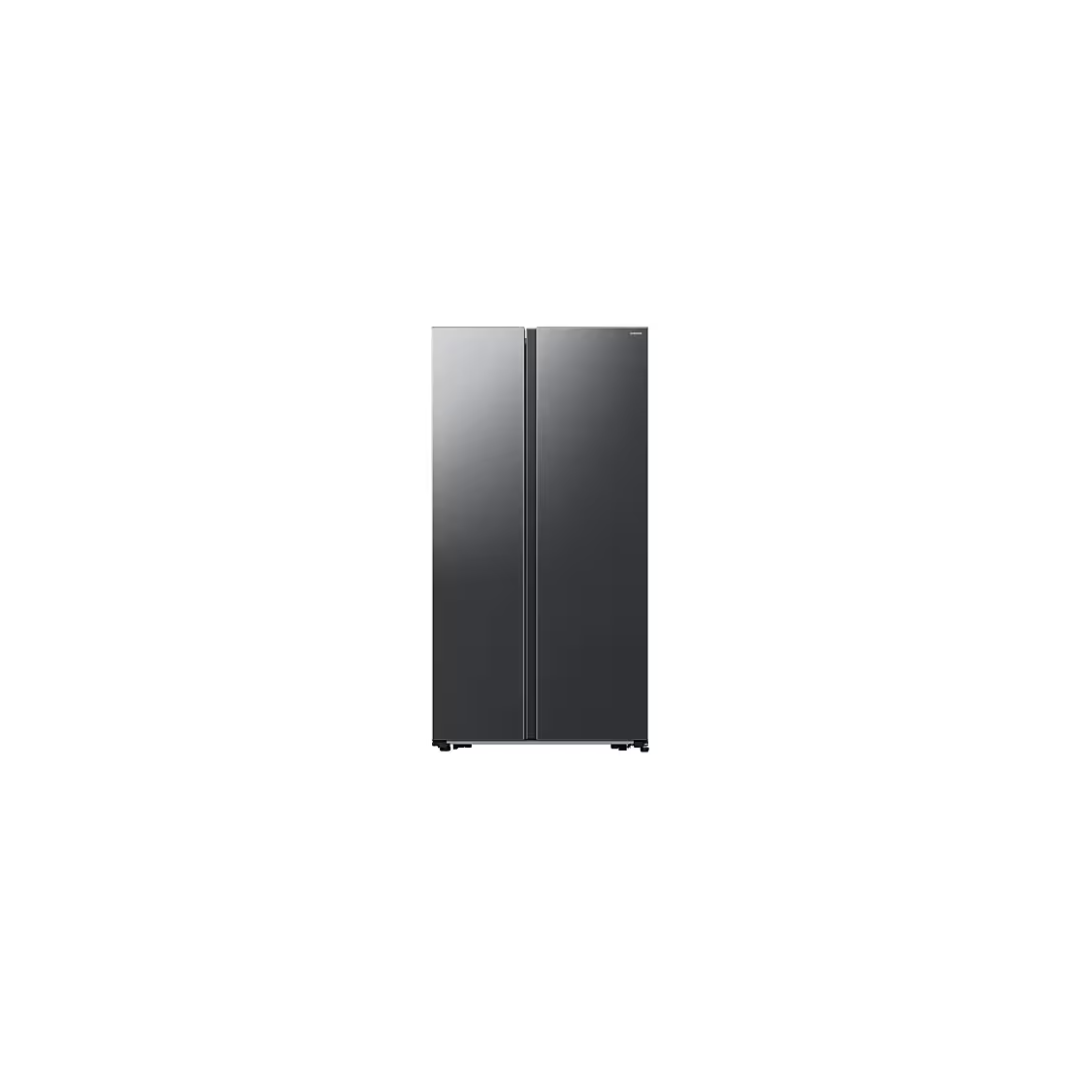 Side by side Fridge, with All around cooling, Gentle Black Matt, 564 L
