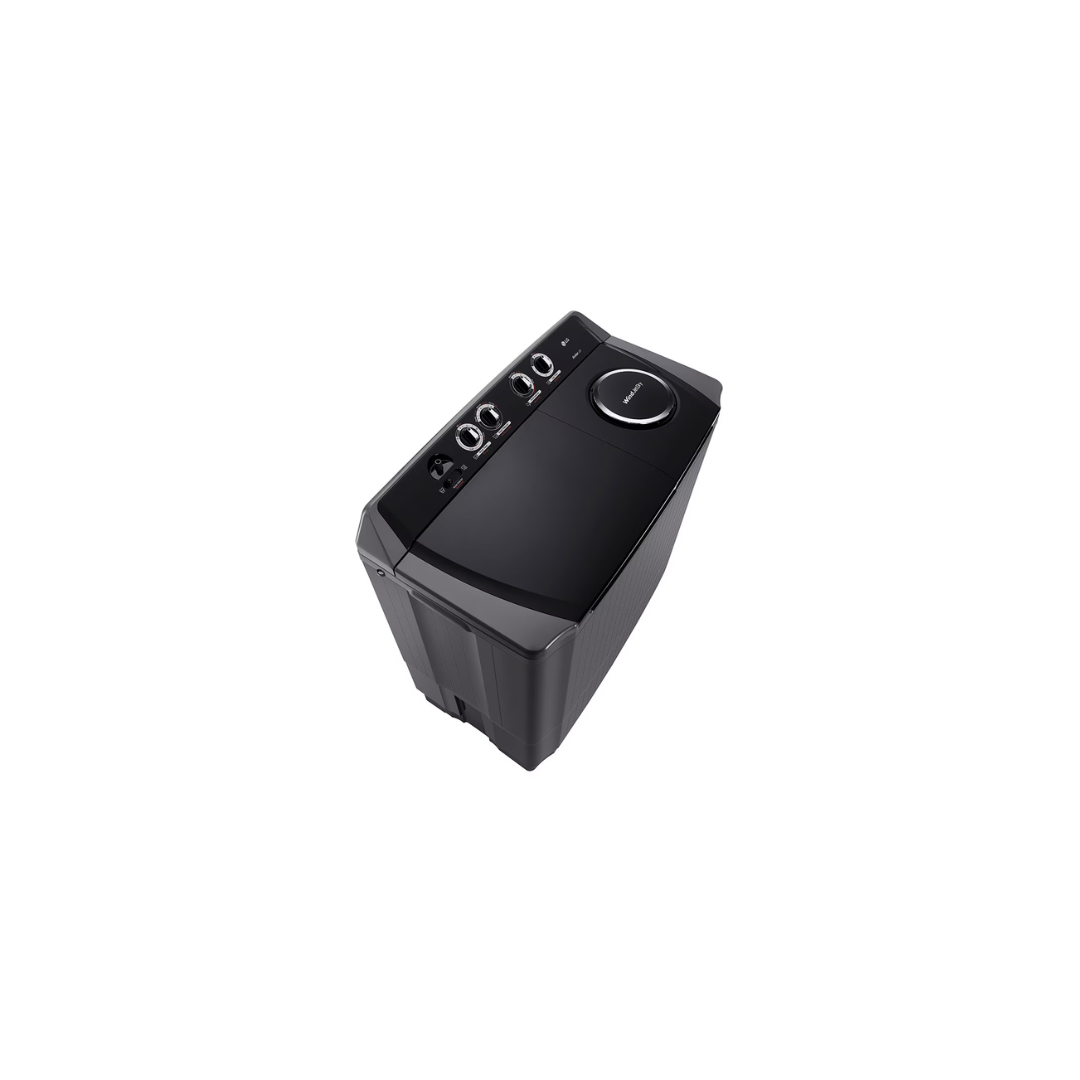 18kg Twin Tub with Roller Jet in Black Finish - TT1861RWPT