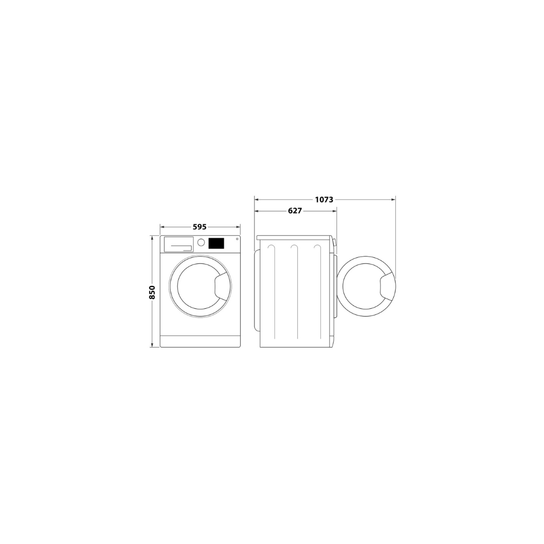 Whirlpool freestanding front loading washing machine: 8kg - FF 8248 5BCV SA