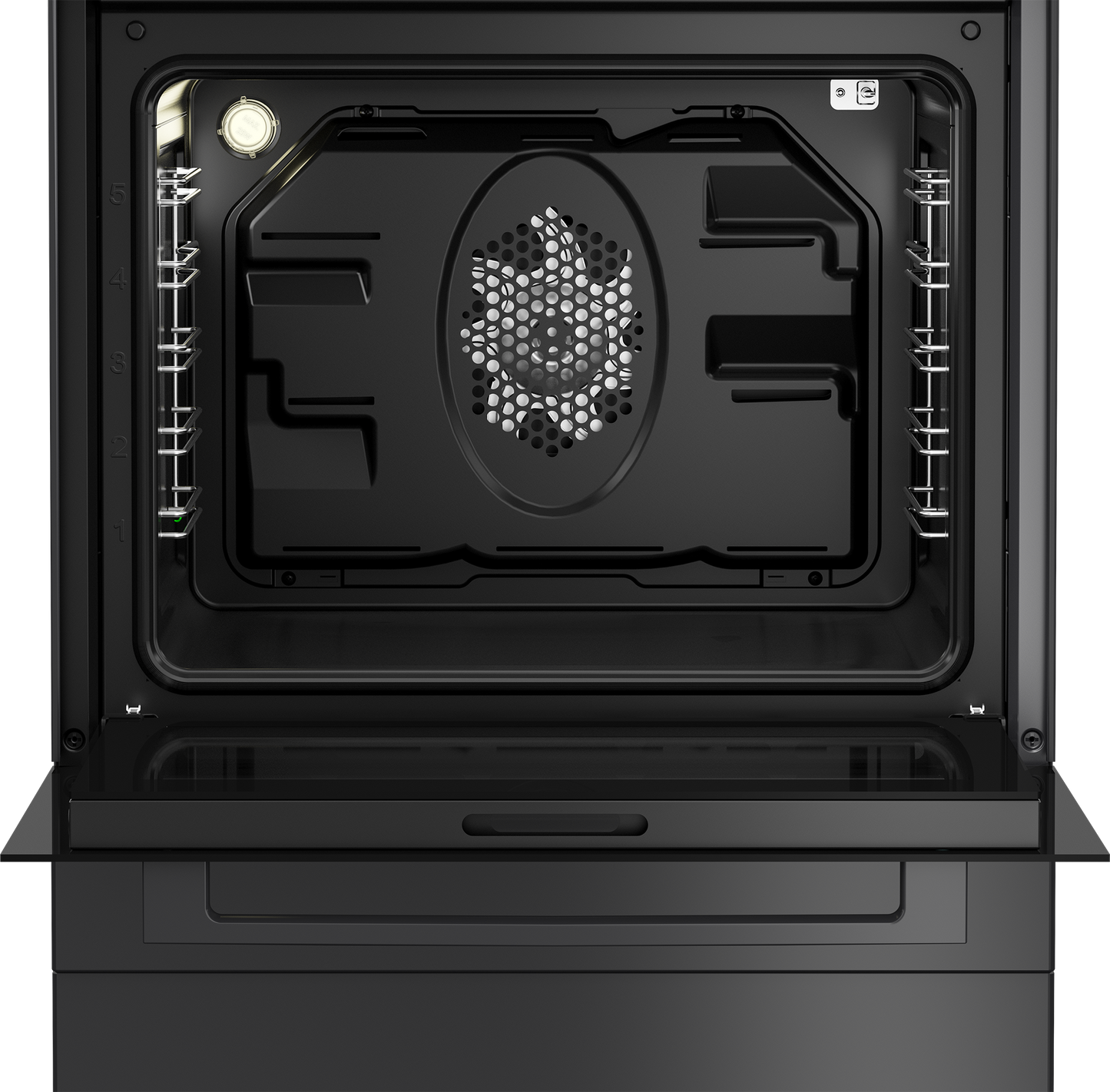 FVM81430DA: 60cm Anthracite Multifunction Gas on Glass Freestanding Stove