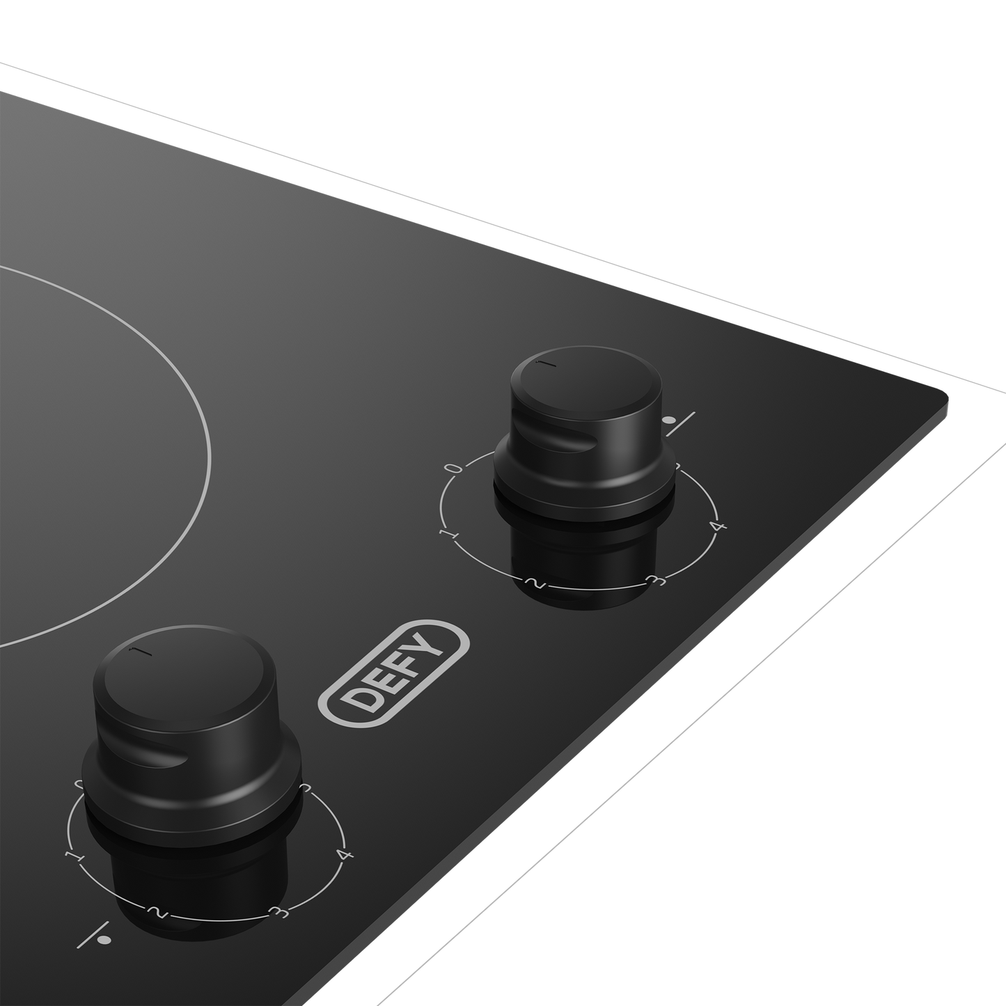 DHD 408: Defy 30cm Vitroceramic Hob – Black