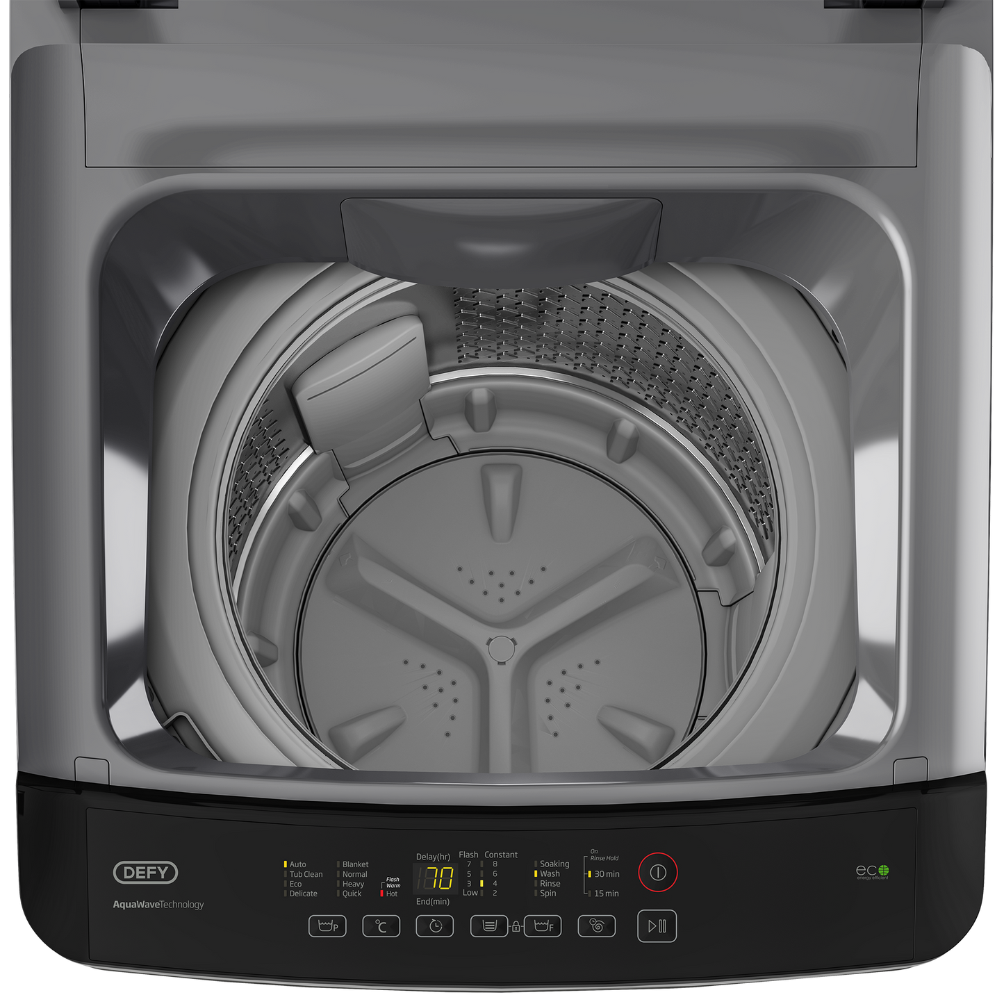DTL 160: Defy 14Kg Top Loader Washing Machine- Manhattan Grey