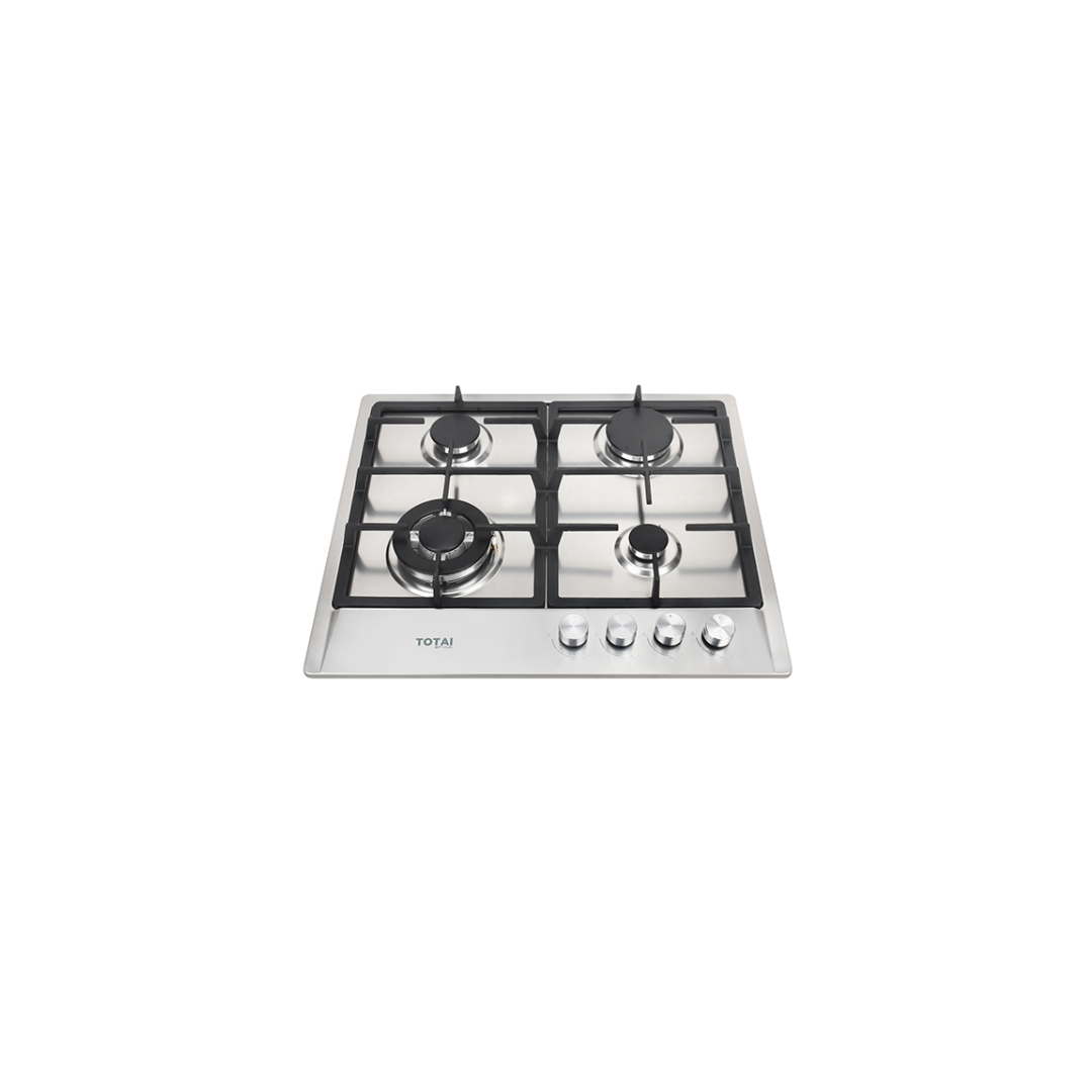 TOTAI 4 BURNER GAS HOB STAINLESS STEEL - 03/T54BNR-SS