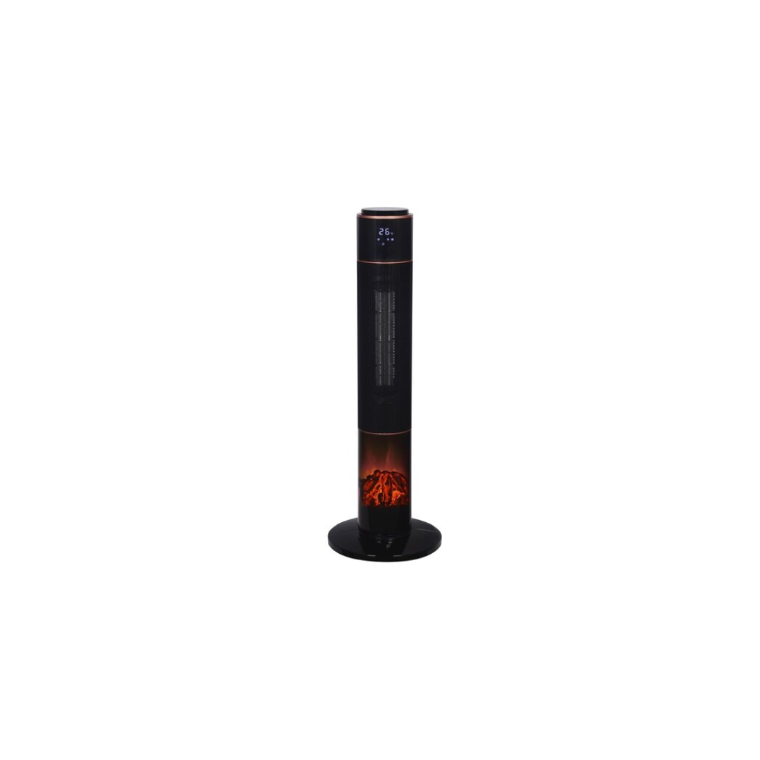 Goldair Ptc Fan Heater With Fireplace Effect & Remote GPTC-9200R