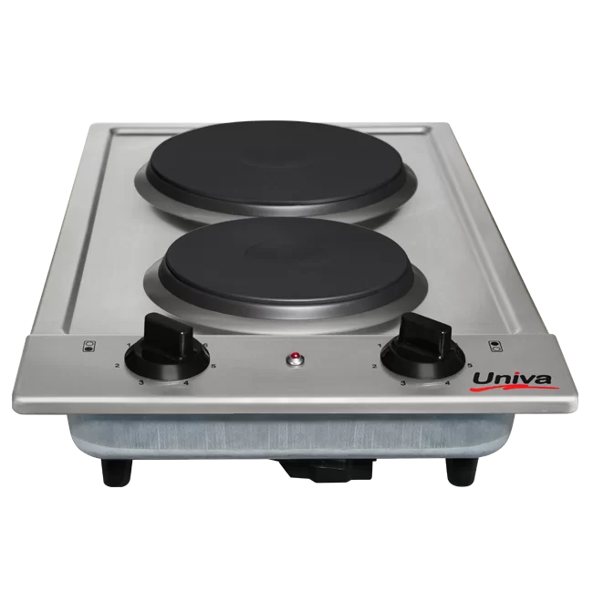 UDH025 HOB: 500mm Solid Plate Stainless Steel Hob with Control Panel