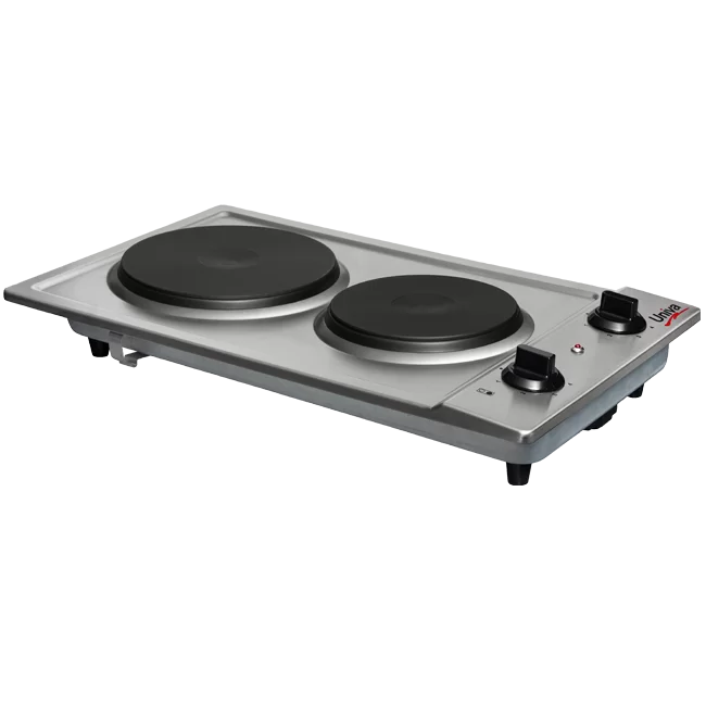 UDH025 HOB: 500mm Solid Plate Stainless Steel Hob with Control Panel