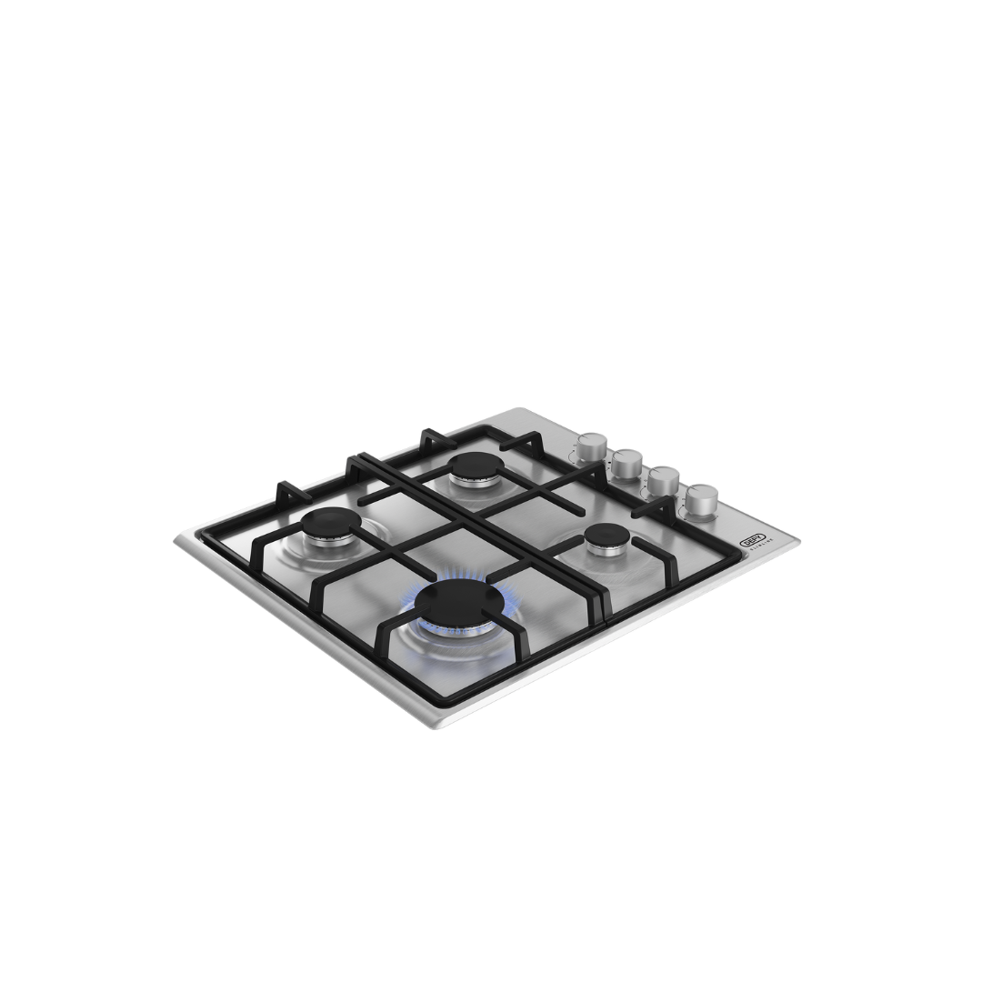 DCB843E: Defy Slimline Bundle - 60cm Eye Level Oven Stainless Steel + 4 Burner Slimline Gas Hob Stainless Steel