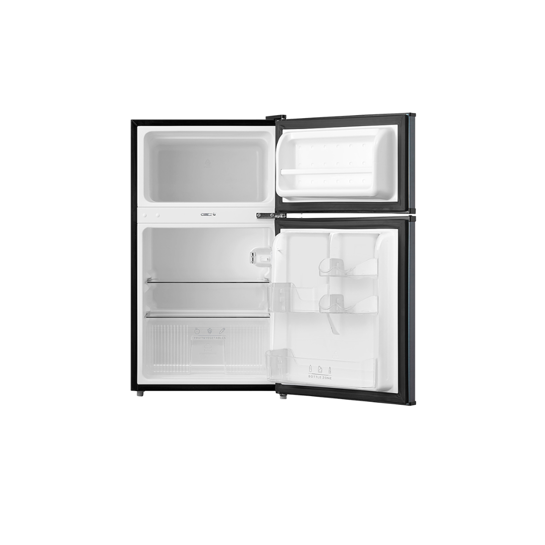 Midea 87L Double Door Bar Fridge - Silver