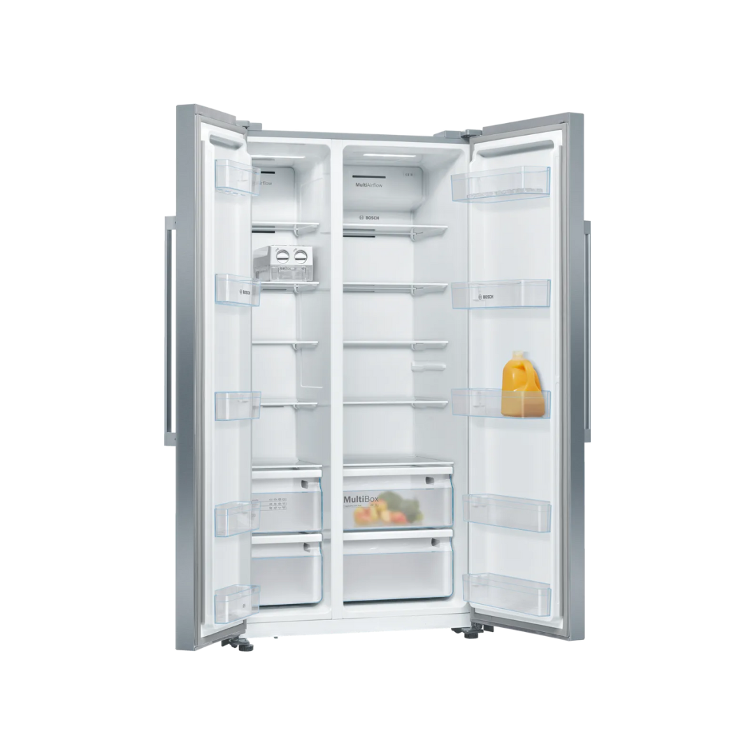 Series 4 Side-by-Side Fridge 178.7 x 90.8 cm Inox-look - KAN93VL30N