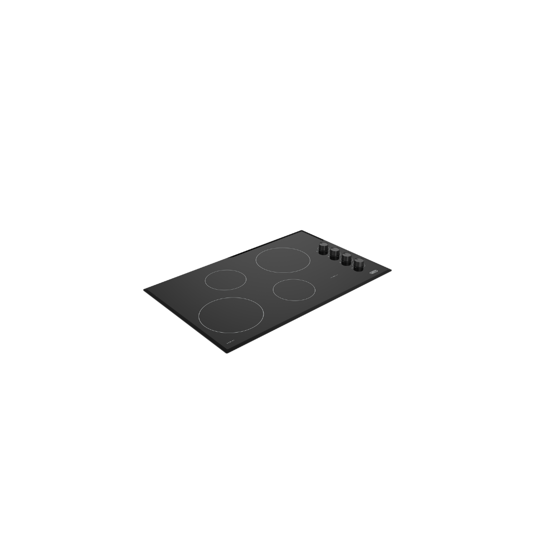 DHD 413: Defy Gemini Vitroceramic Hob – Black Glass