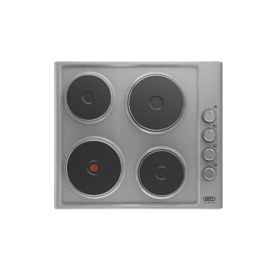 DHD 399: Defy 60cm Slimline Solid Hob with Control Panel – Stainless Steel
