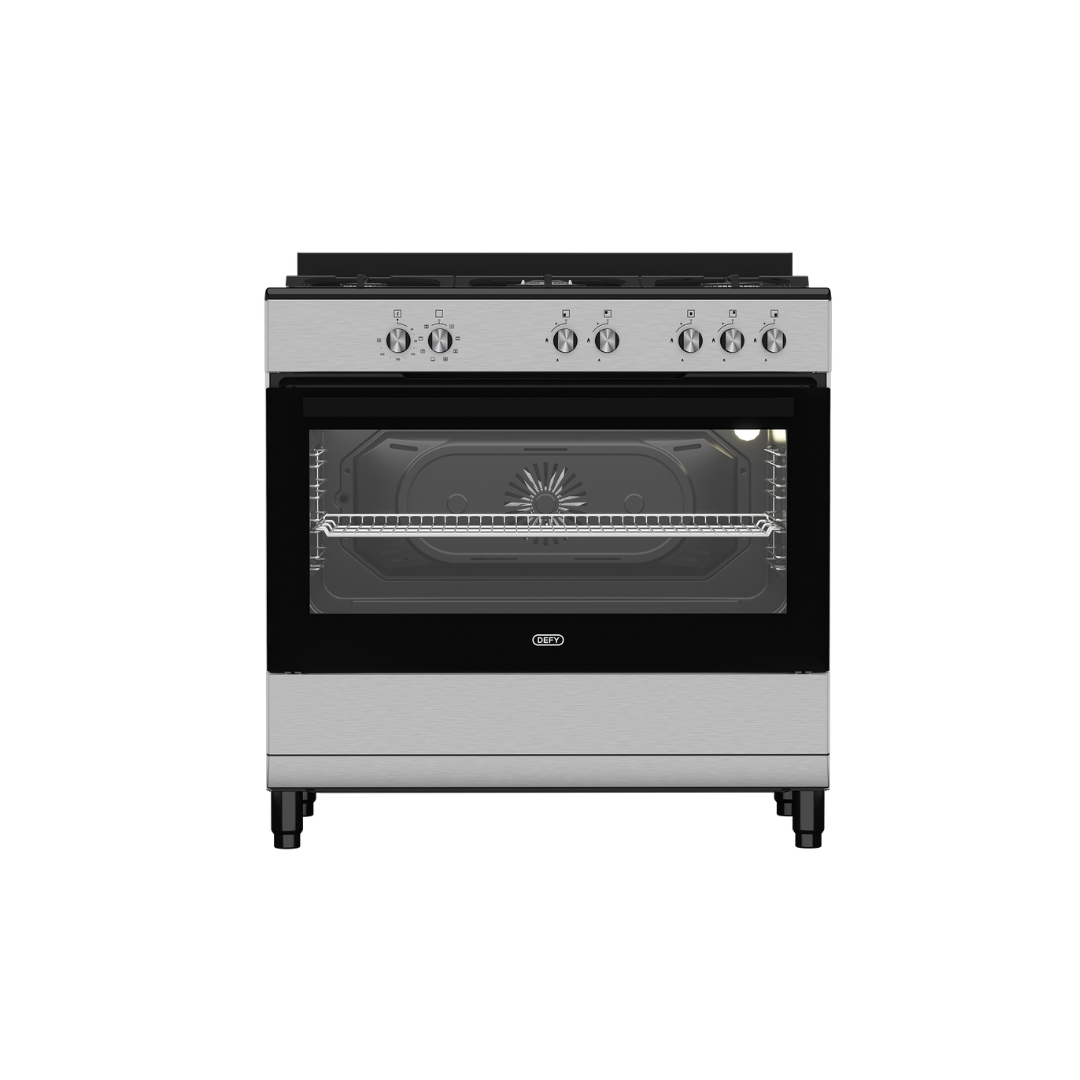 DGS 902: Defy 90cm New York Multifunction Range Cooker with Thermofan+ - Black