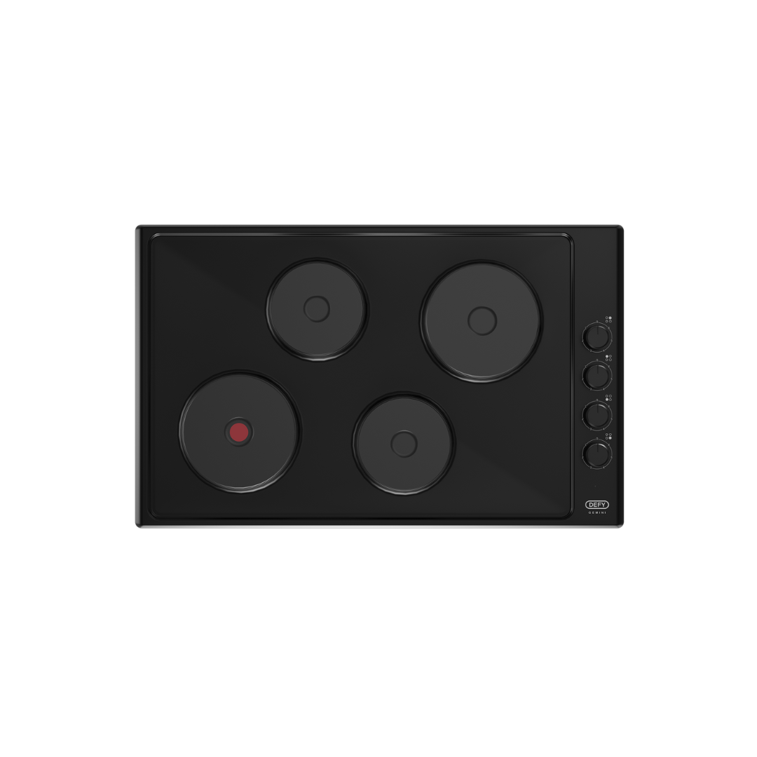 DHD 416: Defy Gemini Solid Hob – Black