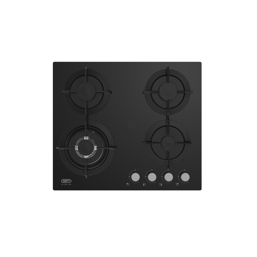 DHG 604: Defy 60cm Slimline Gas on Glass Hob