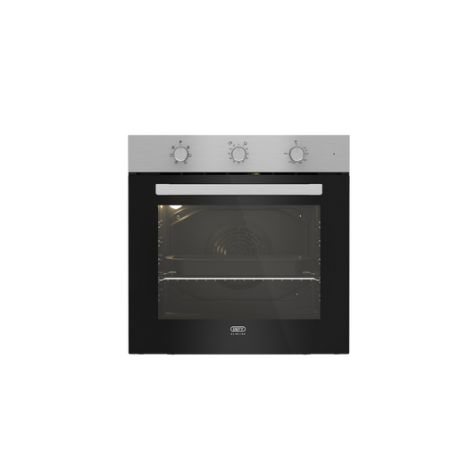 DBO486E: Defy 60cm Slimline Under Counter Oven - Stainless Steel