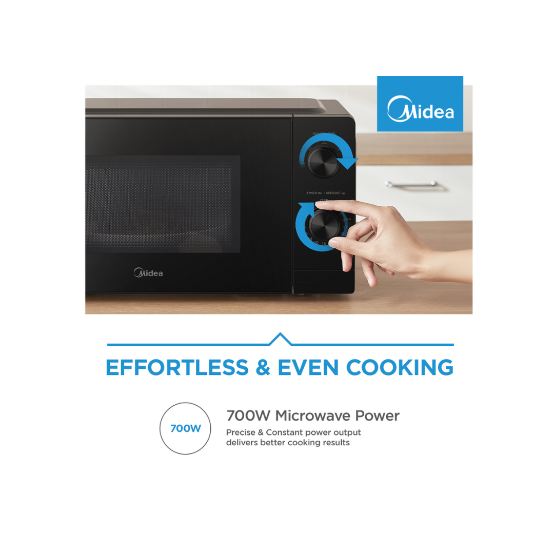 MM20-BLACK - 20L Manual Inverter Microwave – Black