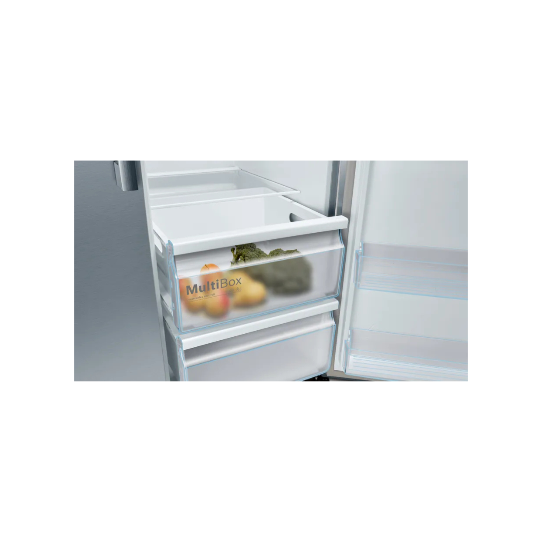 Series 4 Side-by-Side Fridge 178.7 x 90.8 cm Inox-look - KAN93VL30N