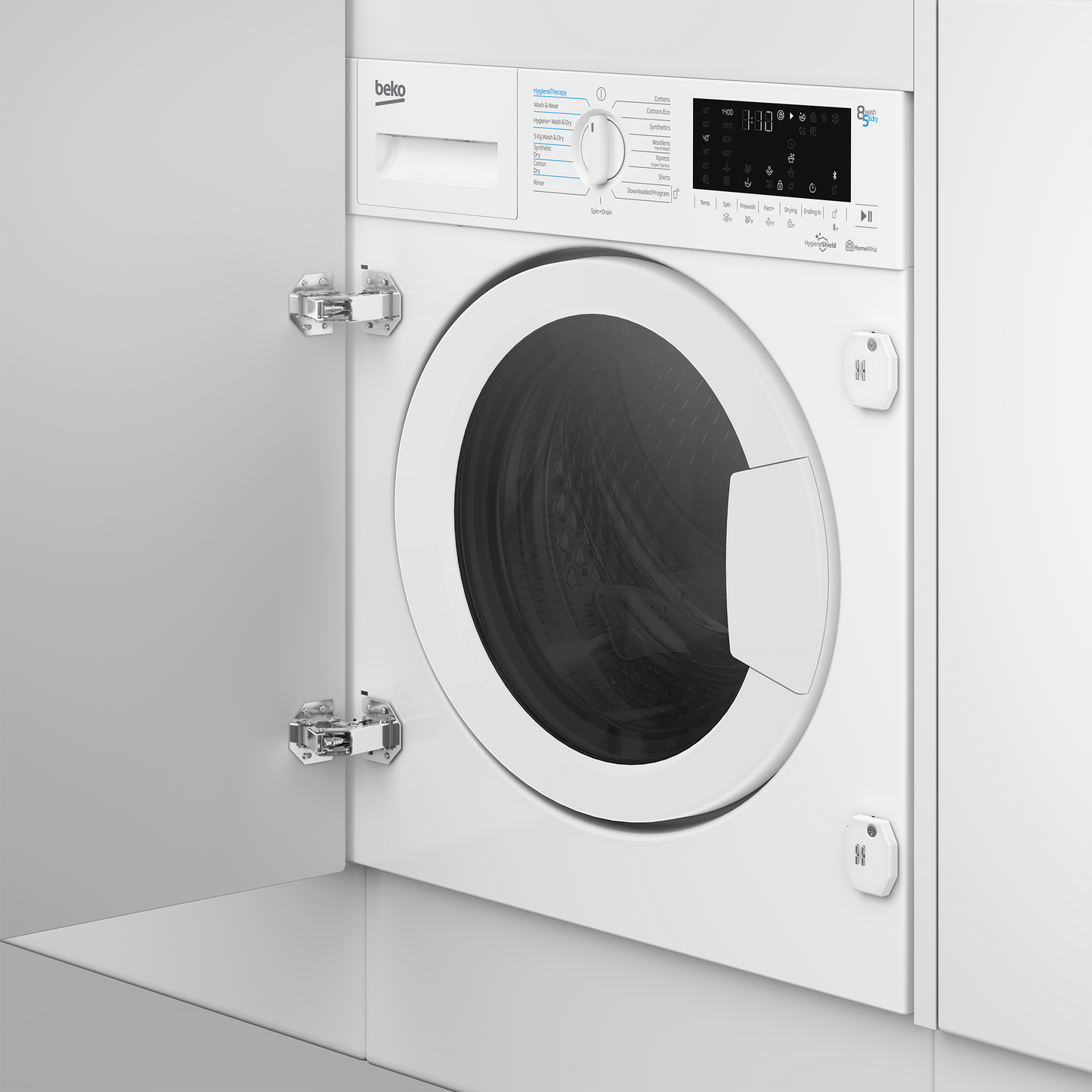 HITV 8736B0 HT: Freestanding Washer Dryer (8 kg / 5 kg, 1400 rpm)