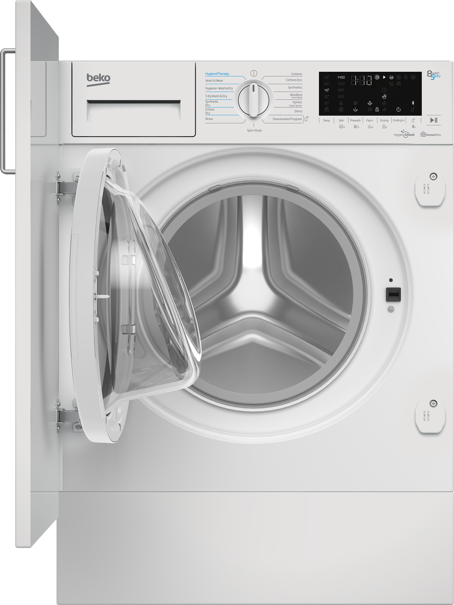 HITV 8736B0 HT: Freestanding Washer Dryer (8 kg / 5 kg, 1400 rpm)