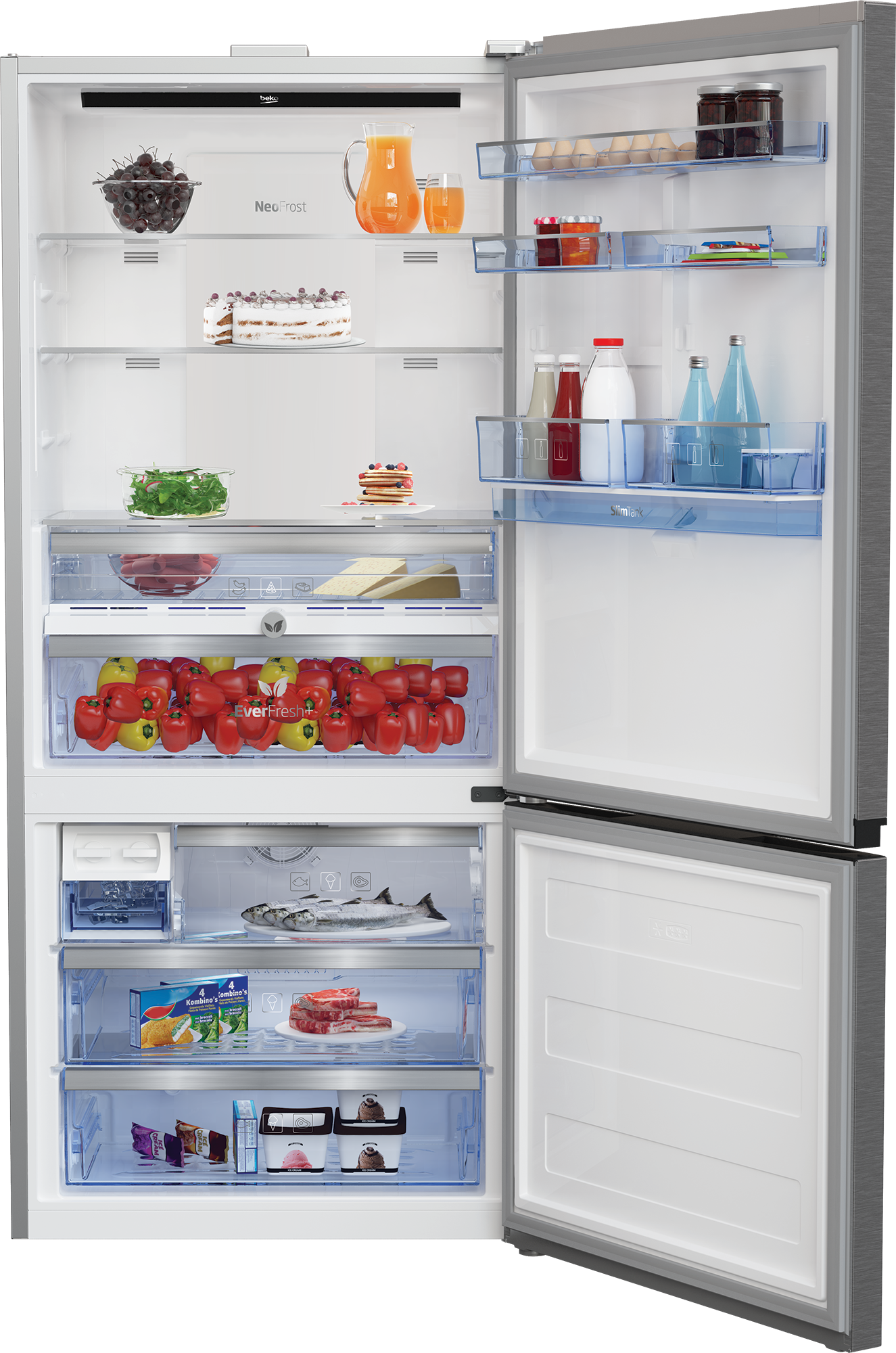 RCNE720E20DZXP: 84cm Inova Combi Fridge