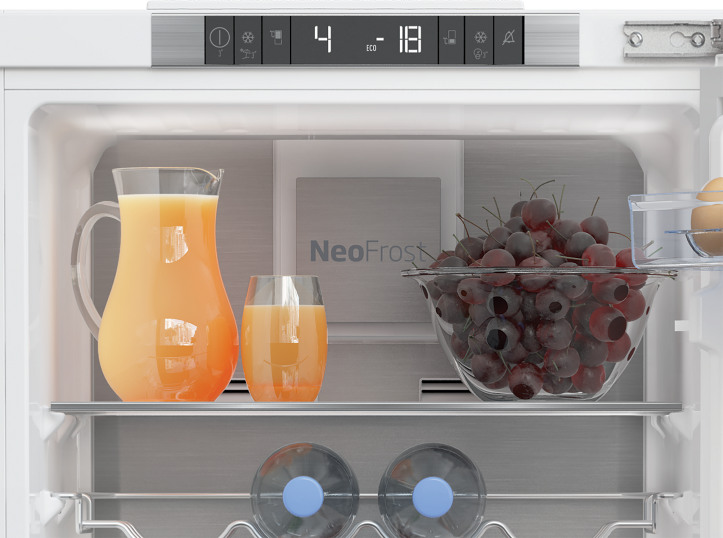 BCNA275E4FN: Integrated Fridge Freezer (Freezer Bottom, 54 cm)