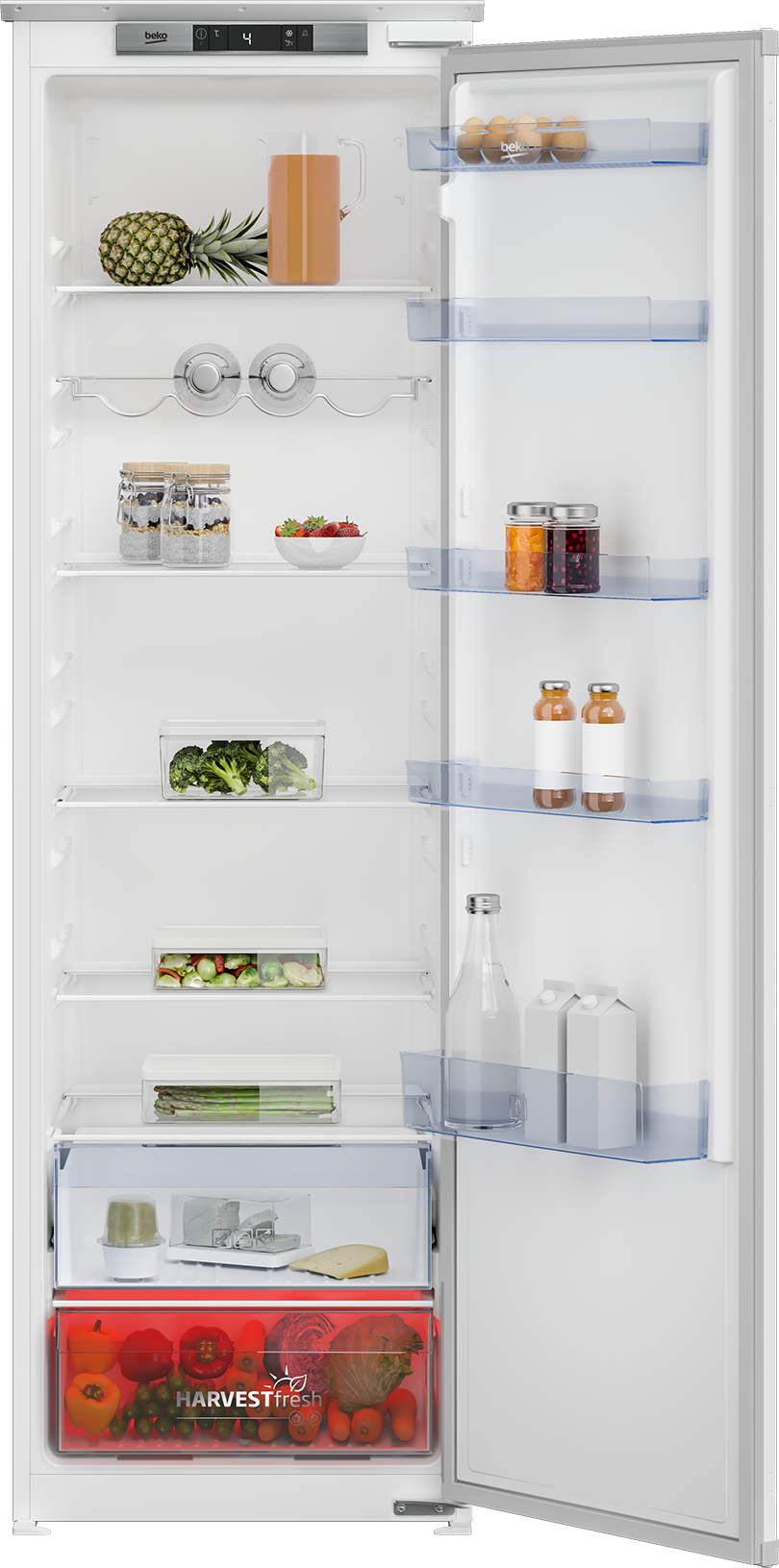 BSSA315E3FN: Integrated Fridge (Larder, 309 L)