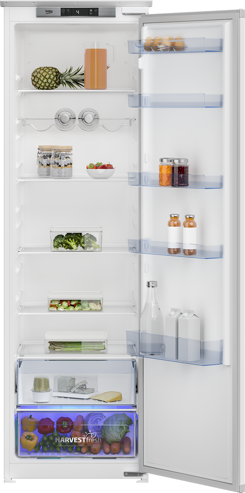 BSSA315E3FN: Integrated Fridge (Larder, 309 L)