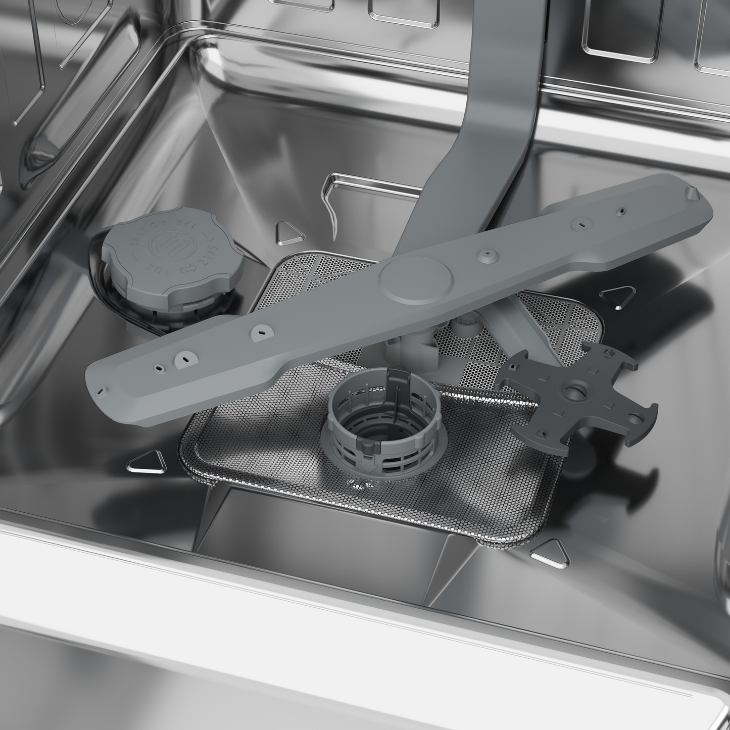 DIN48Q21: Dishwasher (15 place settings, Full-size)
