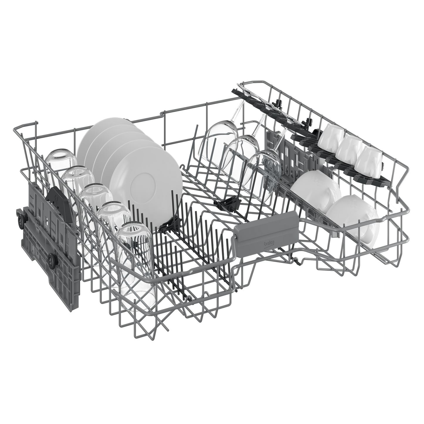 DIN48Q21: Dishwasher (15 place settings, Full-size)