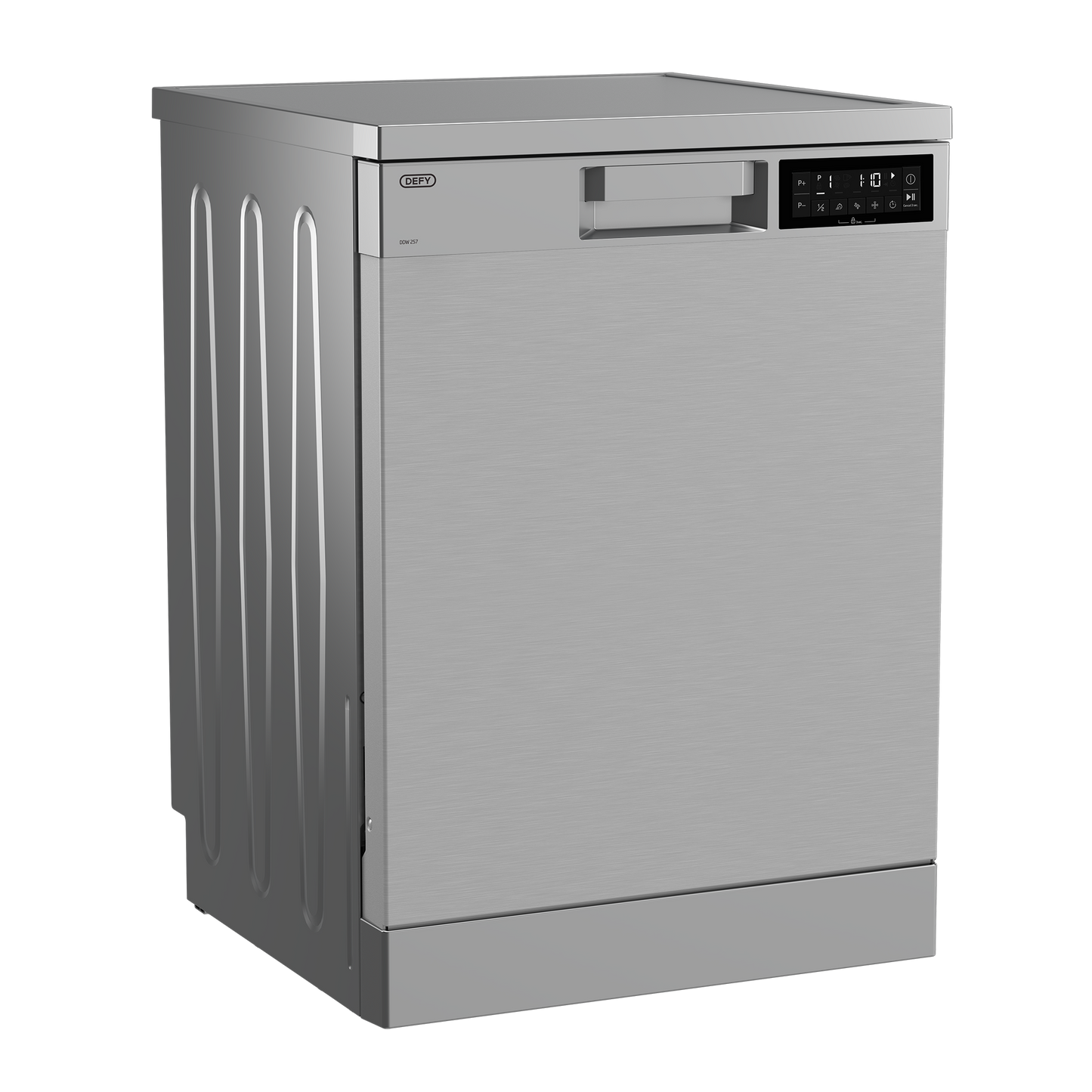 DDW 257: Defy 15 Place Atlantis HyperClean Dishwasher - Inox Silver