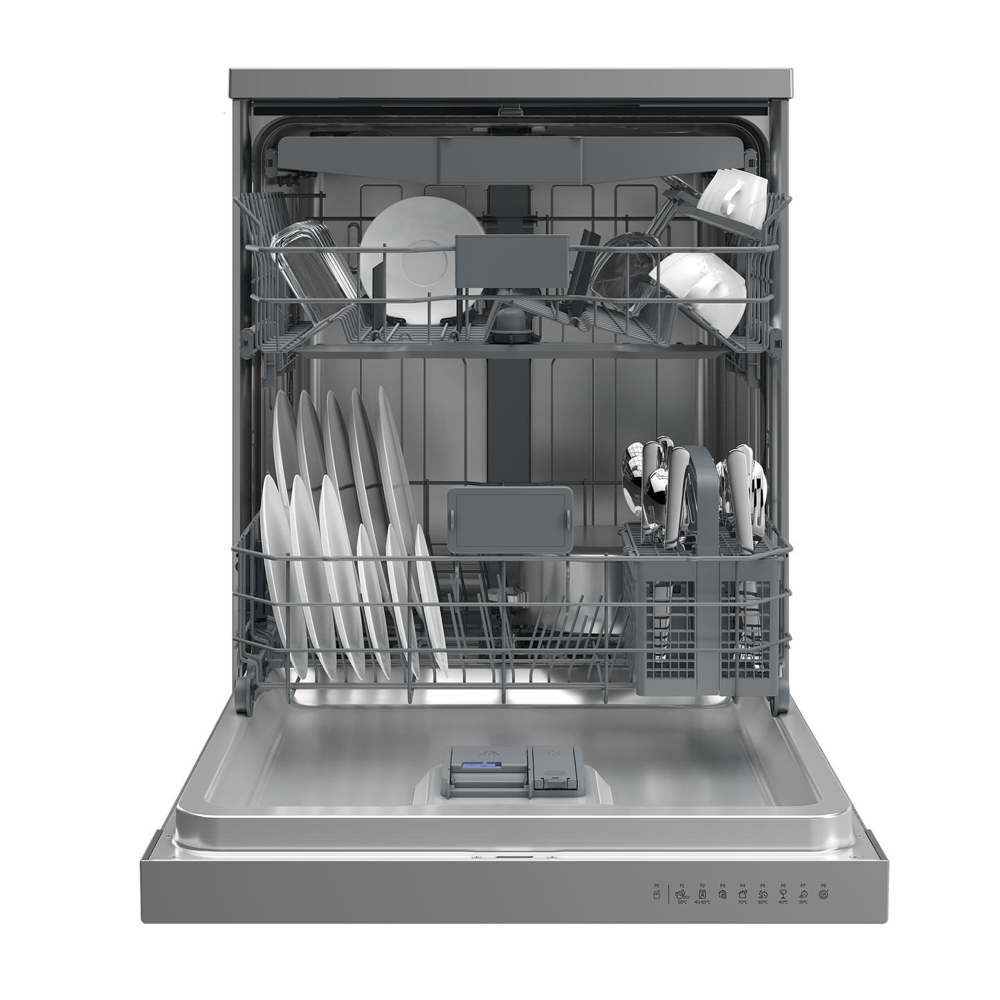 DDW 257: Defy 15 Place Atlantis HyperClean Dishwasher - Inox Silver