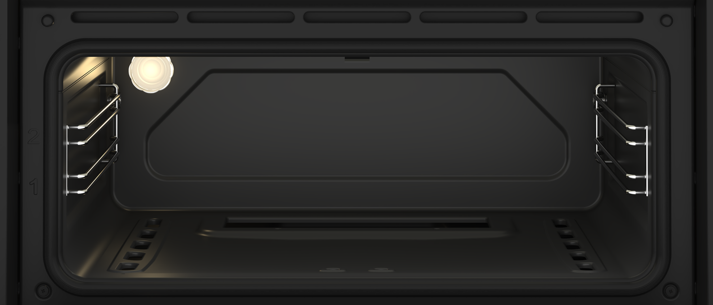 BBDF26300X: 60cm Stainless Steel Multifunction Built-in Double Oven