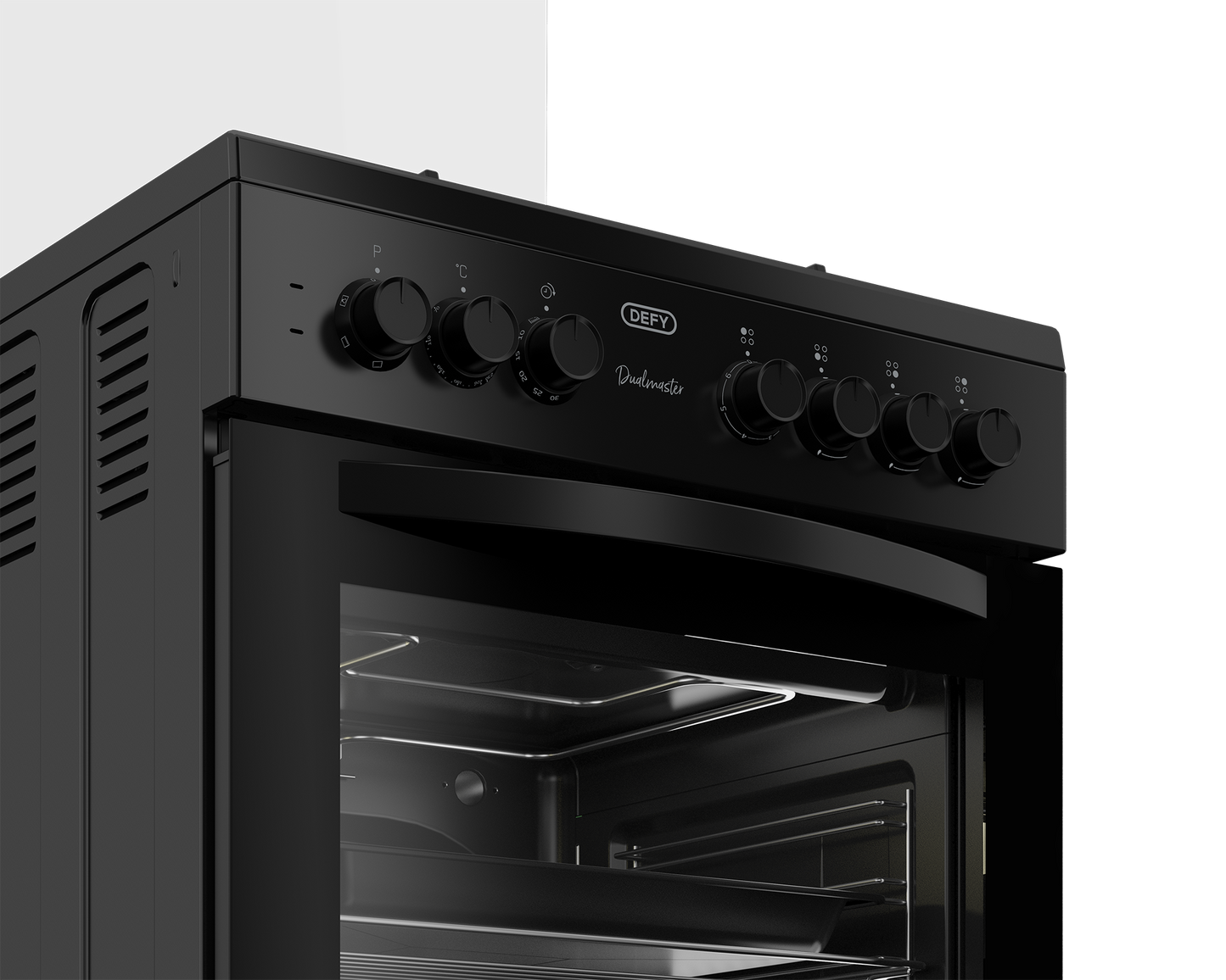 DGS679: Defy 60cm Gas Electric Stove - Black