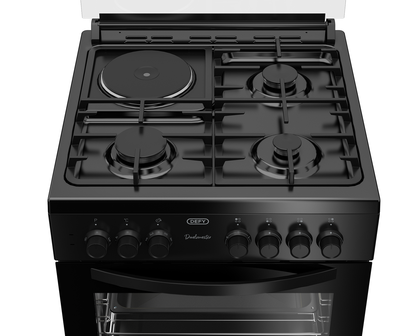 DGS679: Defy 60cm Gas Electric Stove - Black