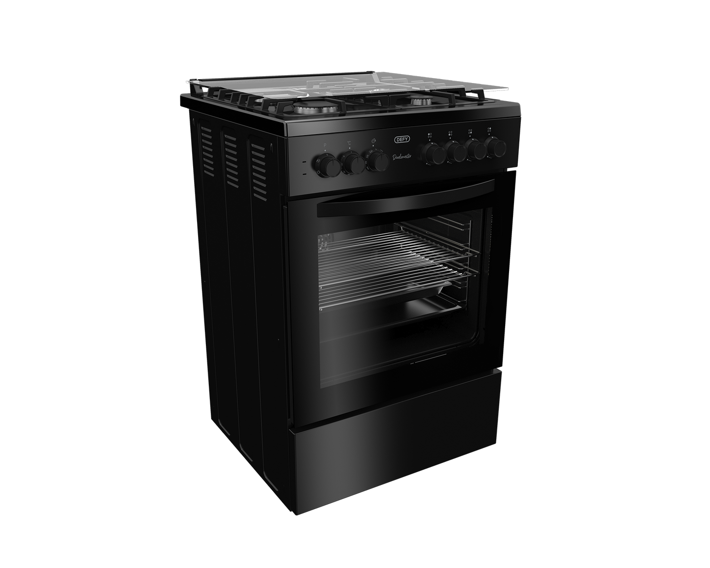 DGS606: Defy 60cm Multifunction Gas Electric Stove - Black