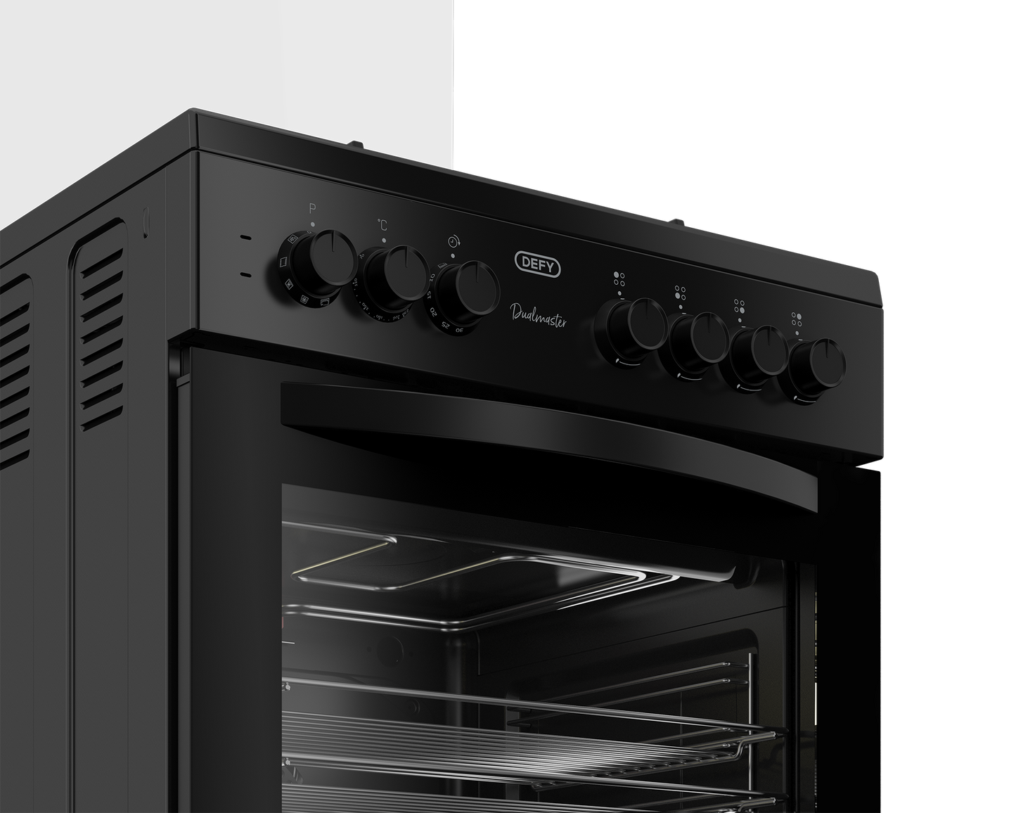 DGS606: Defy 60cm Multifunction Gas Electric Stove - Black
