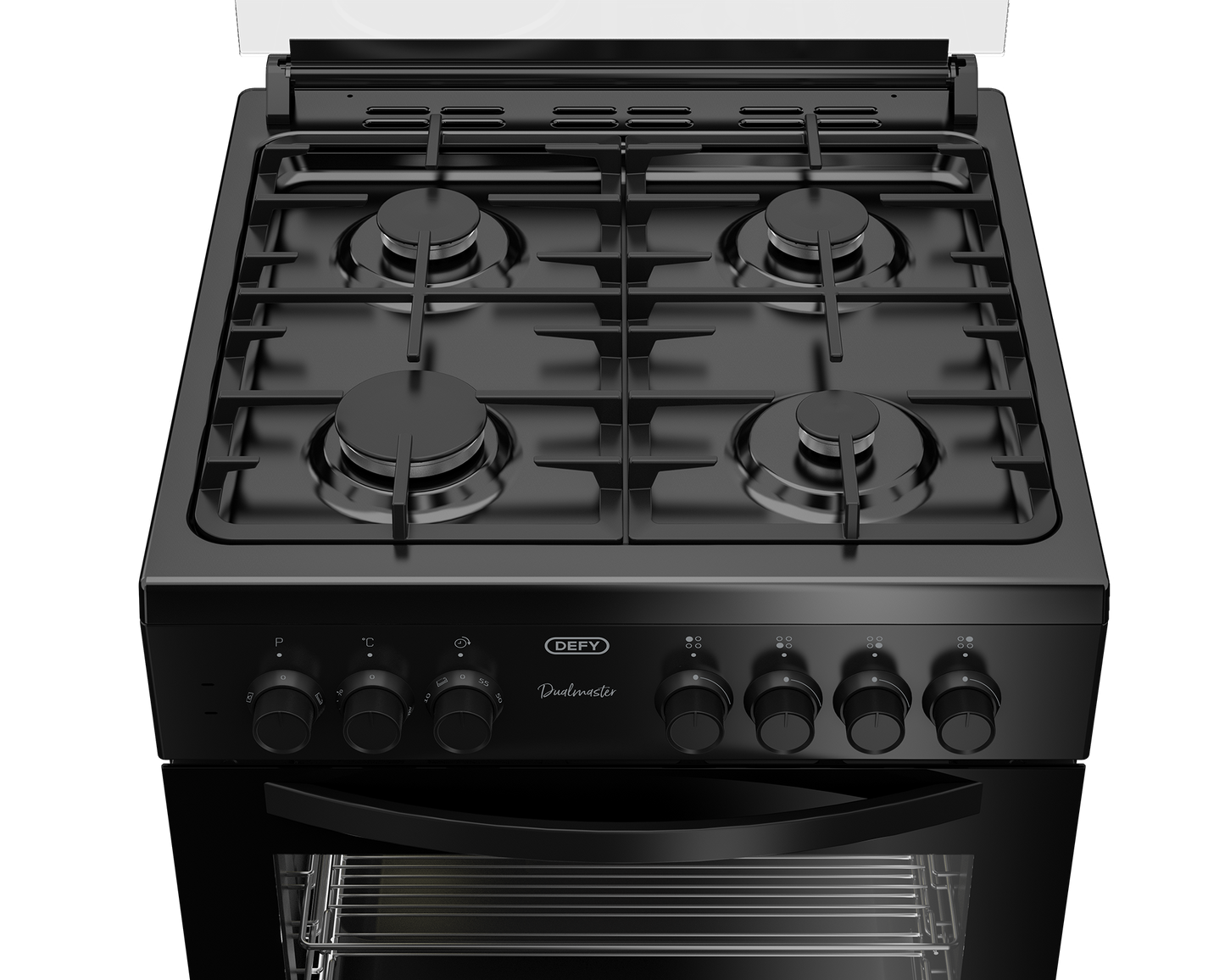 DGS606: Defy 60cm Multifunction Gas Electric Stove - Black