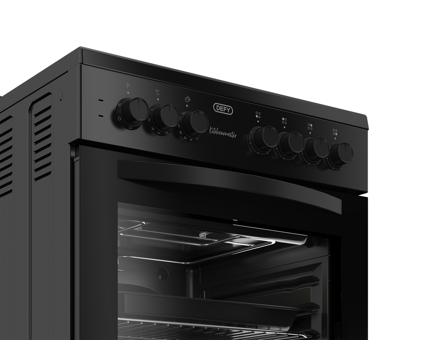 DSS612: Defy 60cm 4 Plate Electric Stove - Black