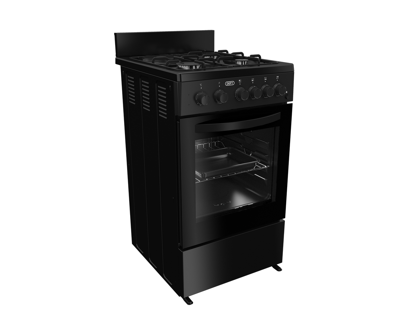 DGS578: Defy 50cm Gas Electric Stove - Black