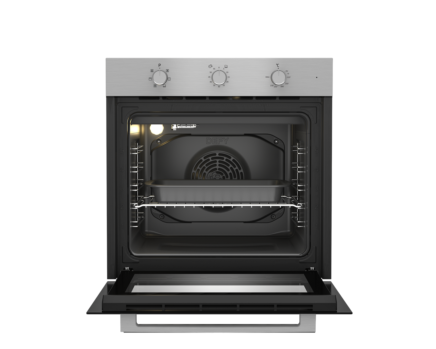 DBO486E: Defy 60cm Slimline Under Counter Oven - Stainless Steel