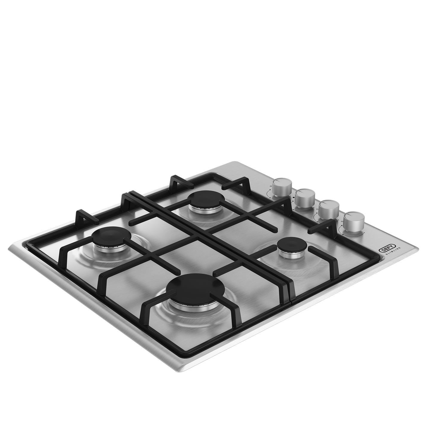 DHG 133: Defy 60cm Slimline Gas Hob – Stainless Steel