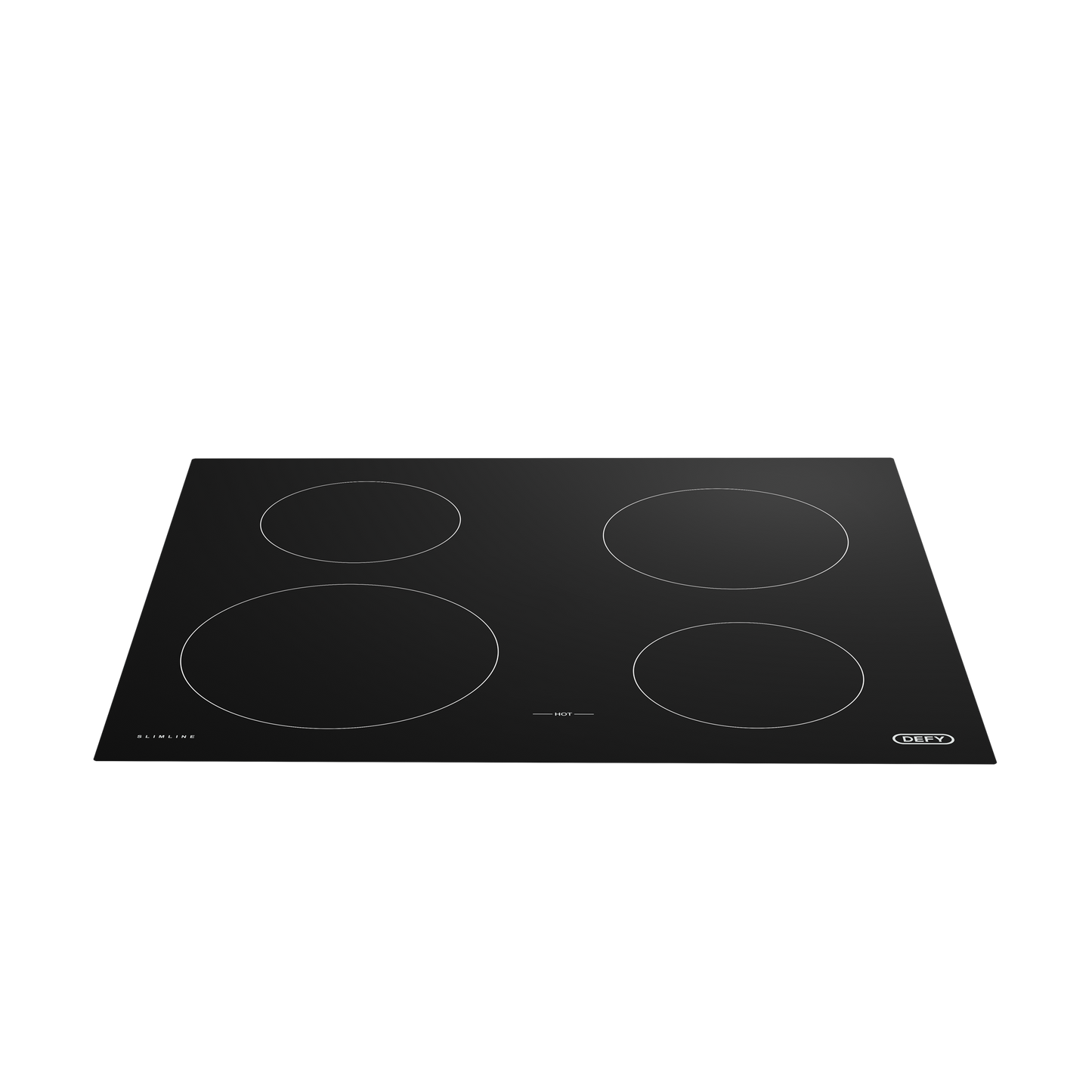 DHD 409: Defy 60cm Slimline Hob – Black Glass
