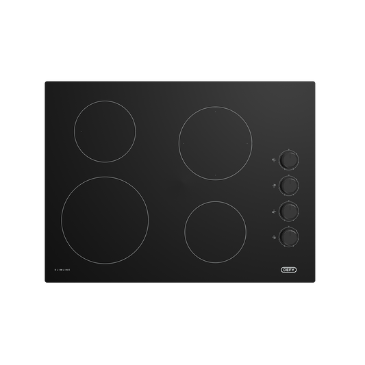 DHD 411: Defy 60cm Slimline Hob – Black Glass