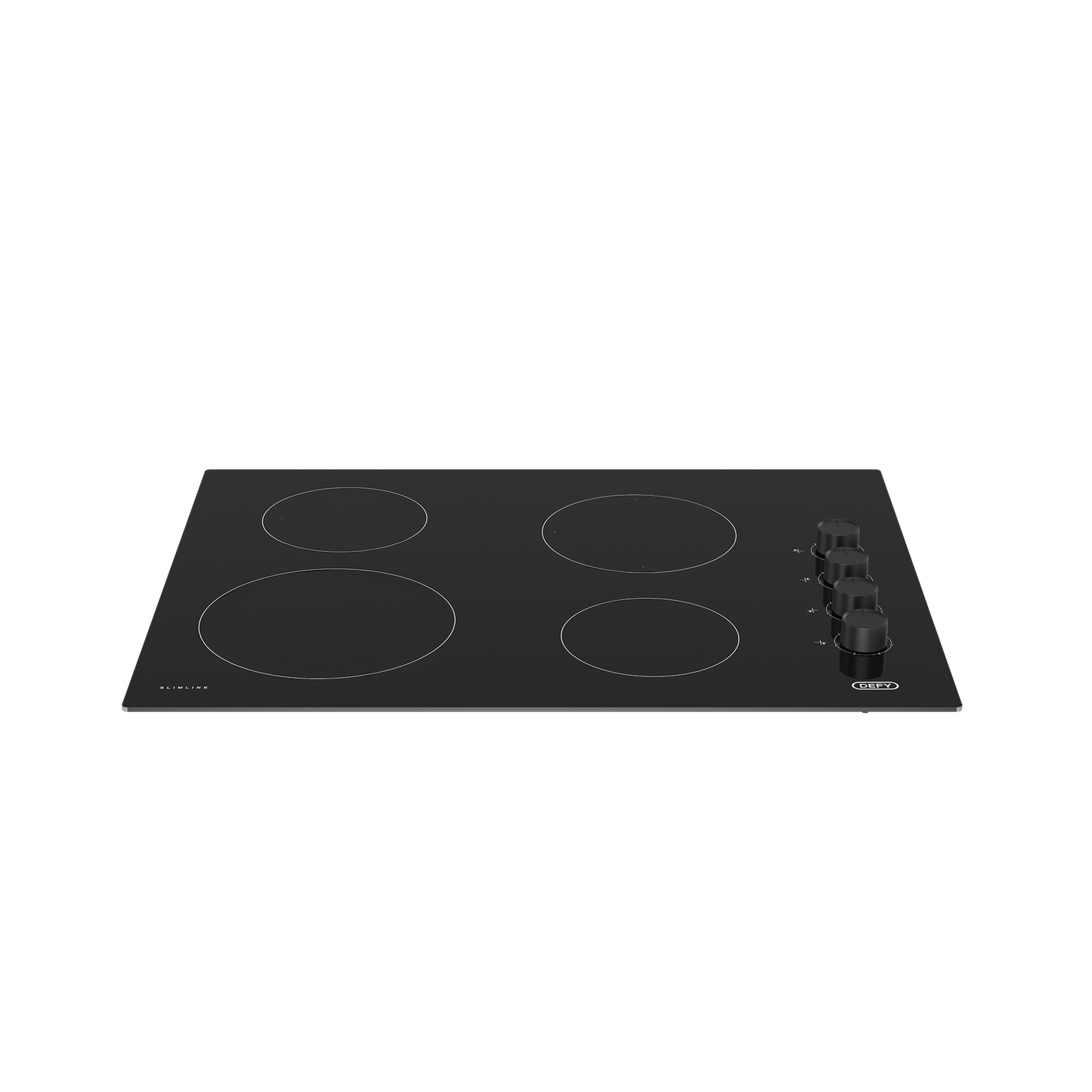 DHD 411: Defy 60cm Slimline Hob – Black Glass