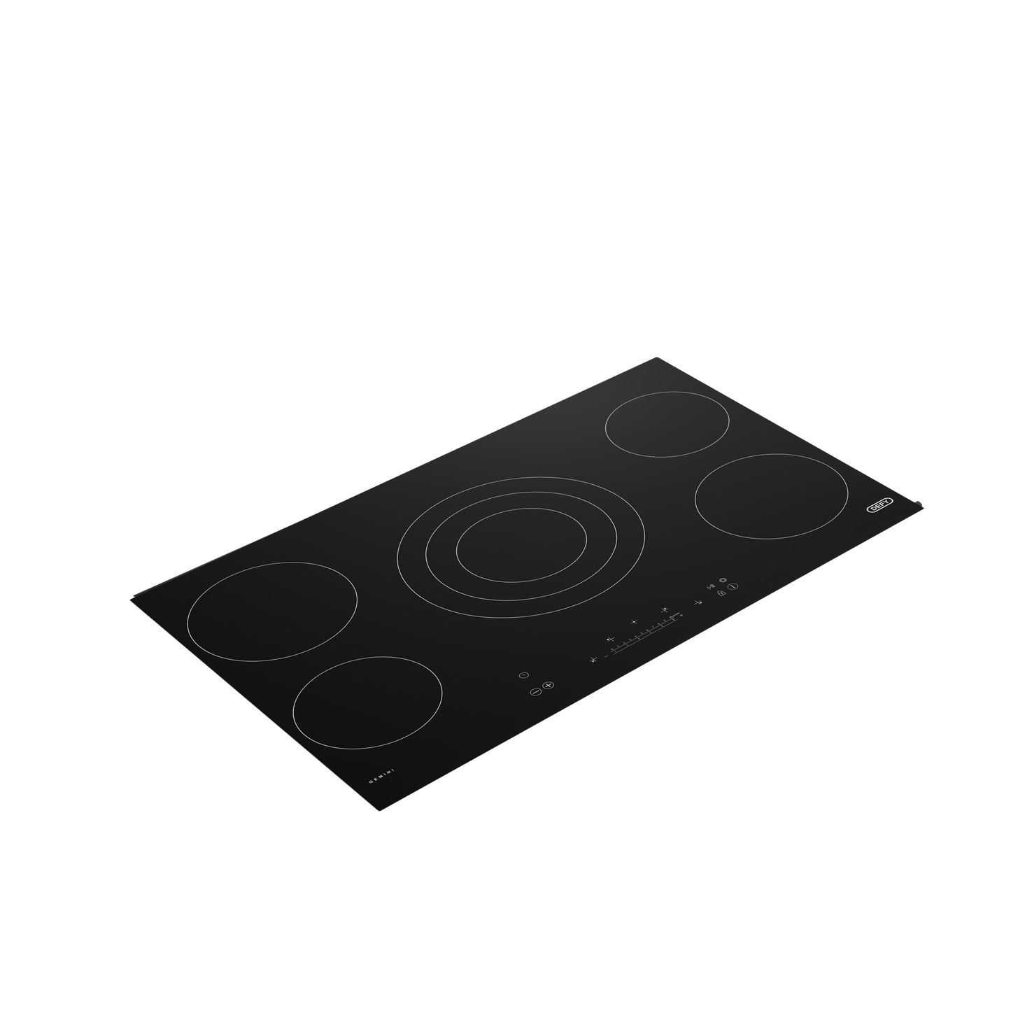DHD514: Defy Gemini Hob with Triple Zone– Black Glass