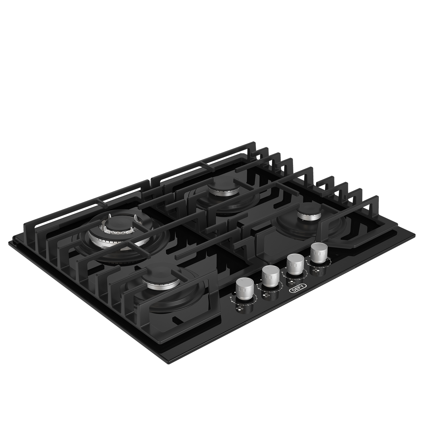 DHG614: Defy 65cm 4 Burner Gas on Glass Hob with PreciseFlame