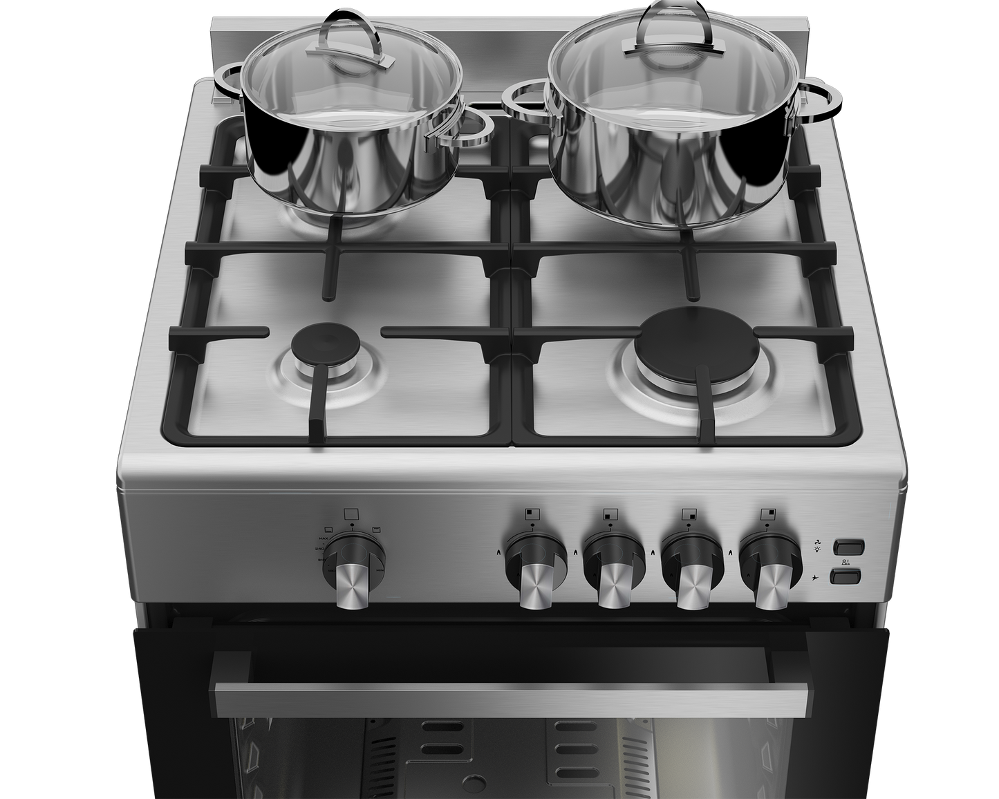 DGS 601: Defy 60cm New York Multifunction Turbo Gas Stove - Inox
