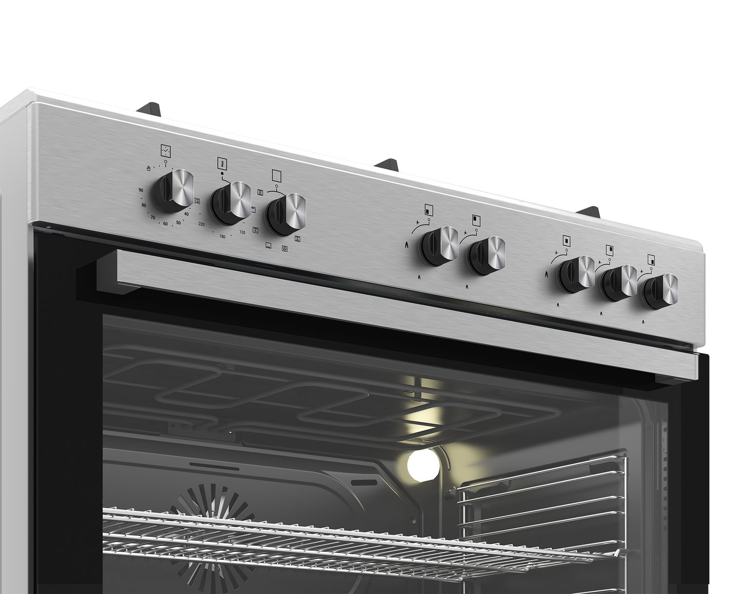DGS 904: Defy 90cm New York Multifunction Range Cooker with Thermofan+ - Inox