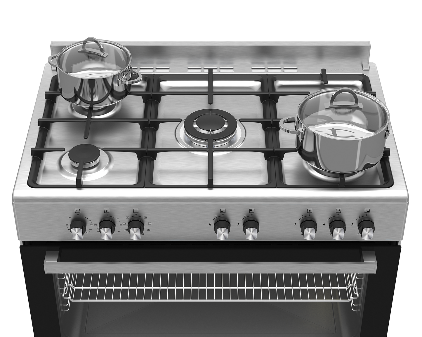 DGS 904: Defy 90cm New York Multifunction Range Cooker with Thermofan+ - Inox