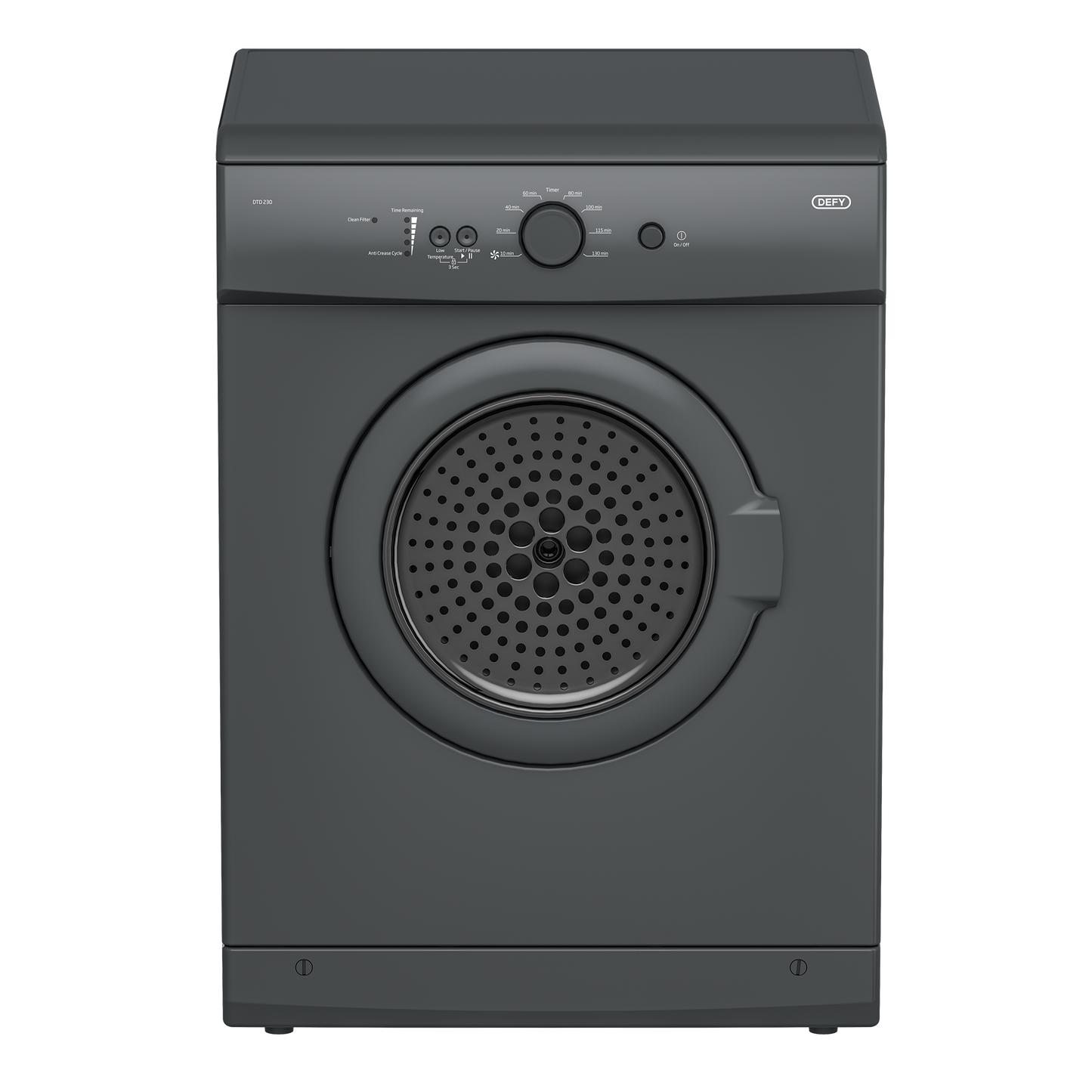 DTD 230: Defy 5Kg Air Vented Tumble Dryer -Manhattan Grey